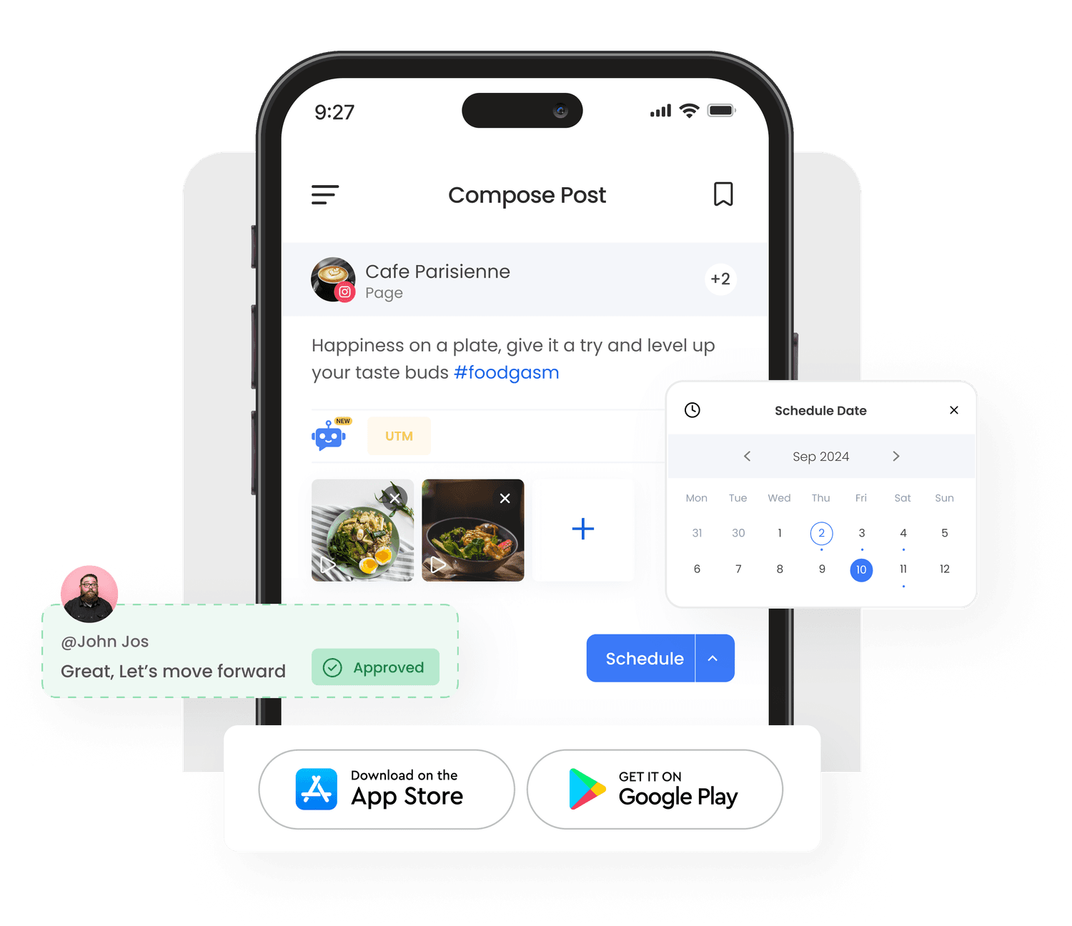 mobile app contentstudio
