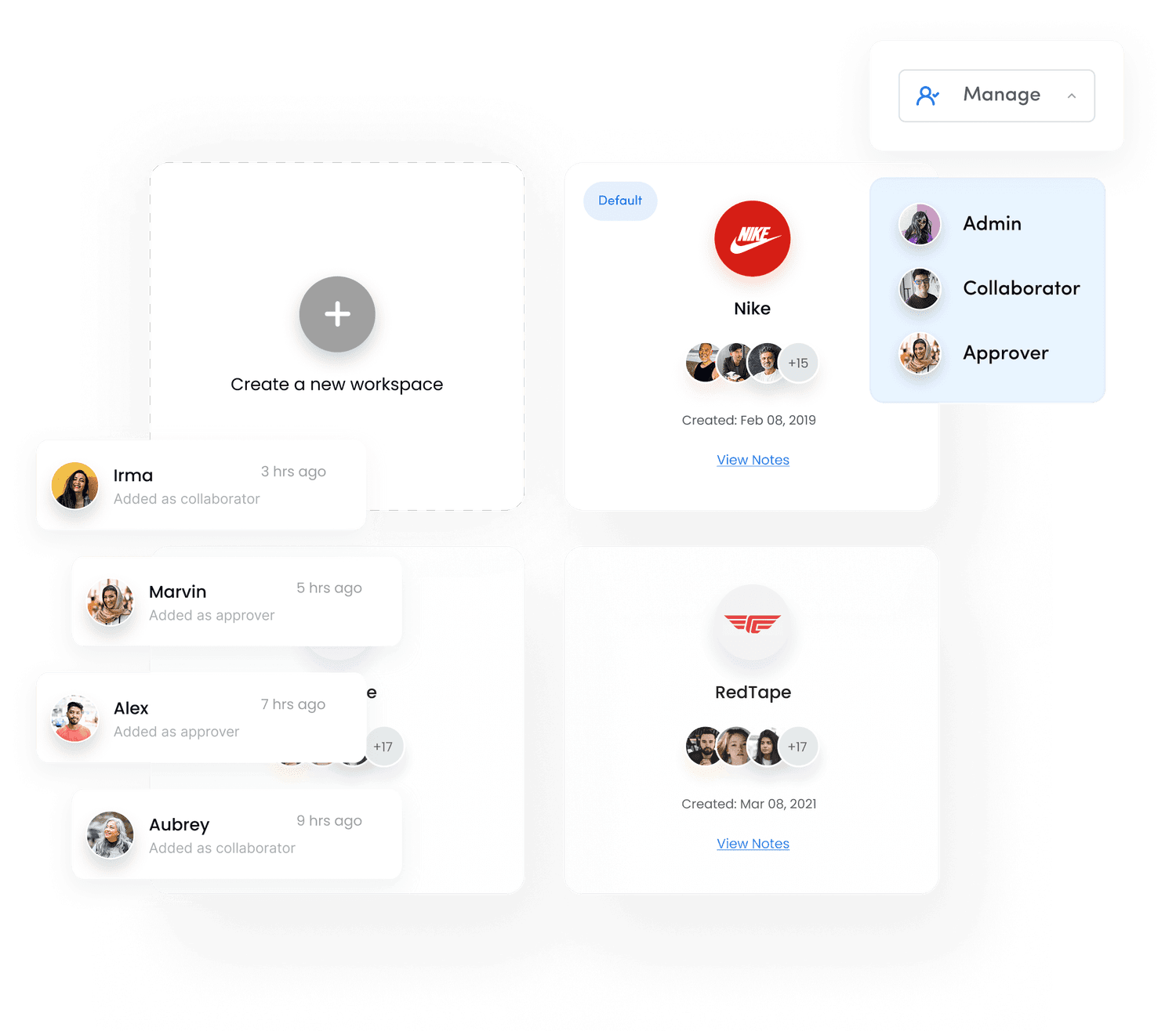 Unlimited workspaces and users
