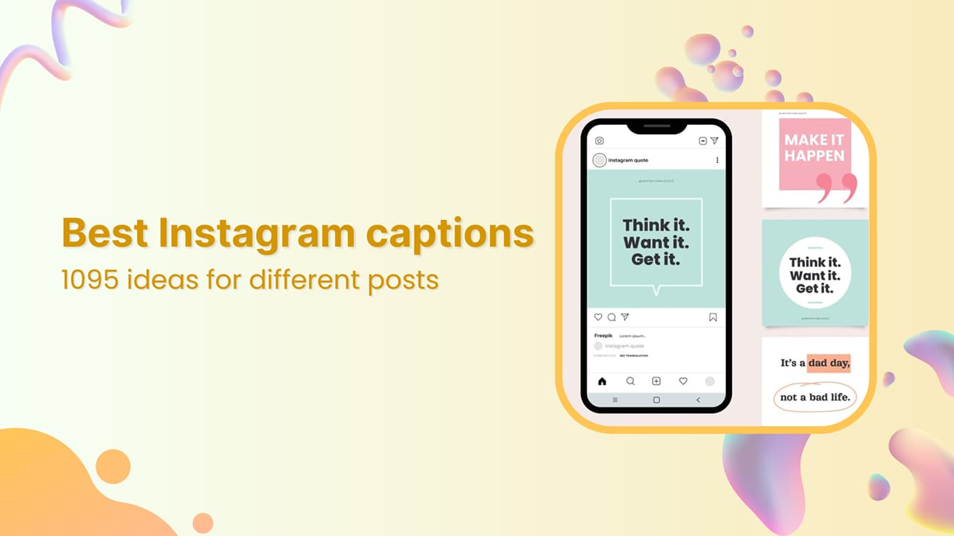 Instagram caption ideas
