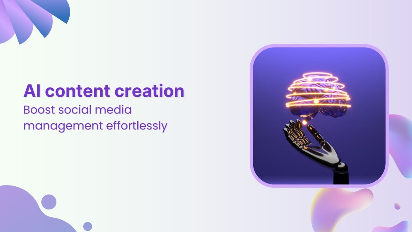 how to create AI content for social media