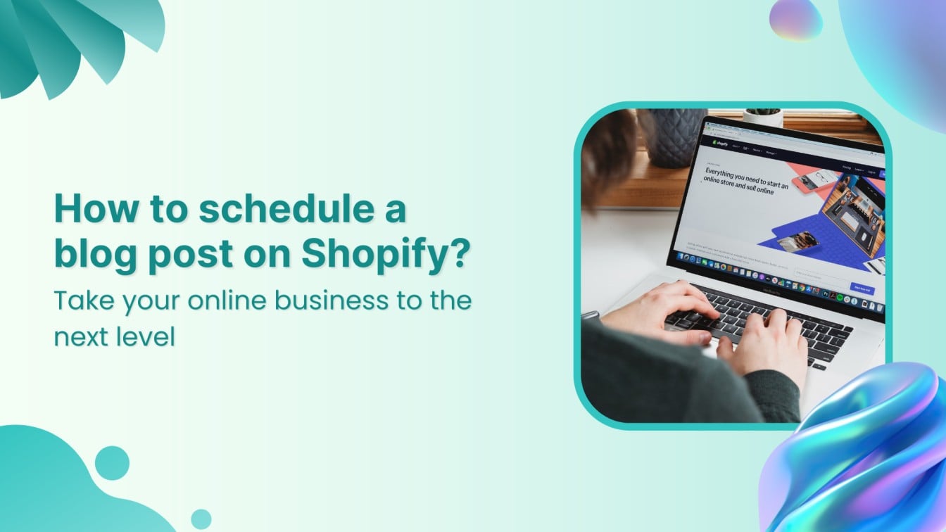 how to schedule a blog post on shopify