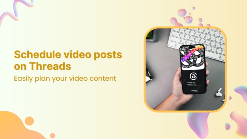 schedule video posts on threads