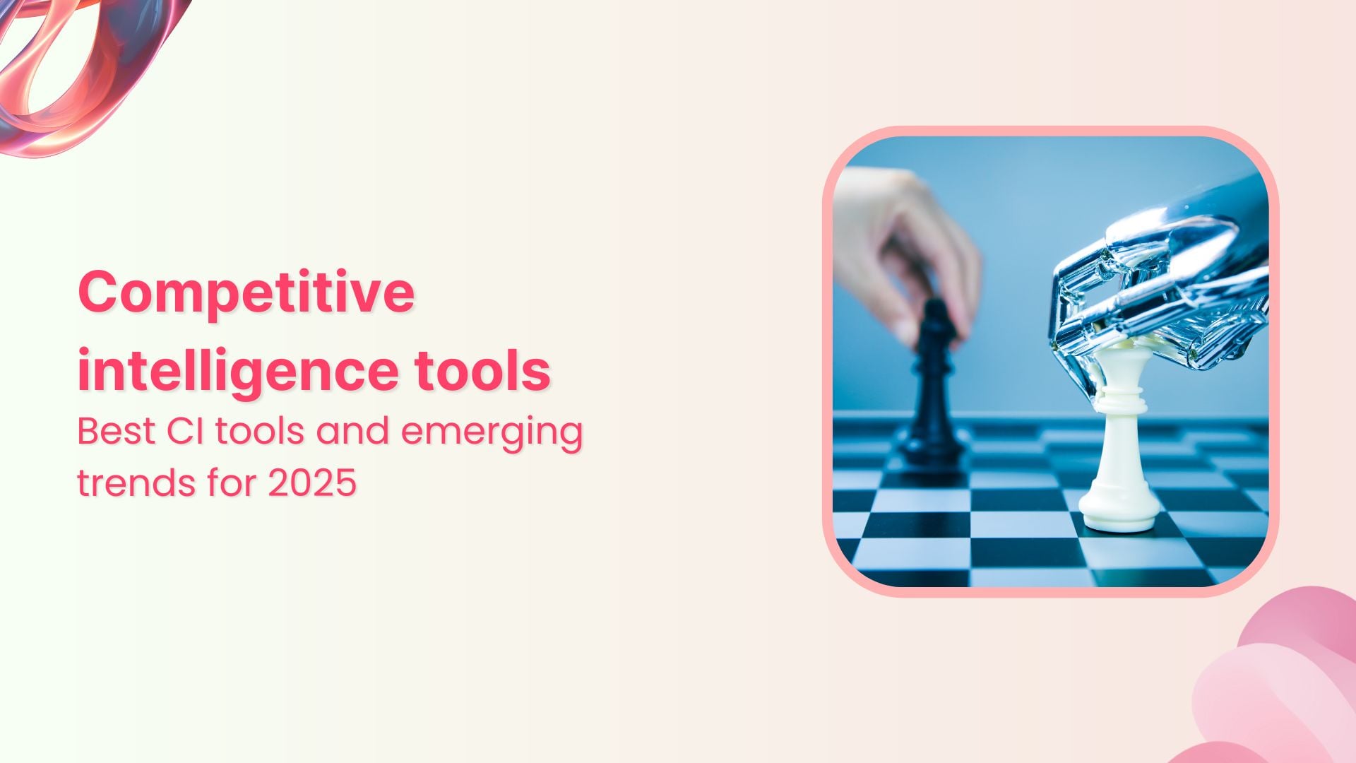 Competitive intelligence tools