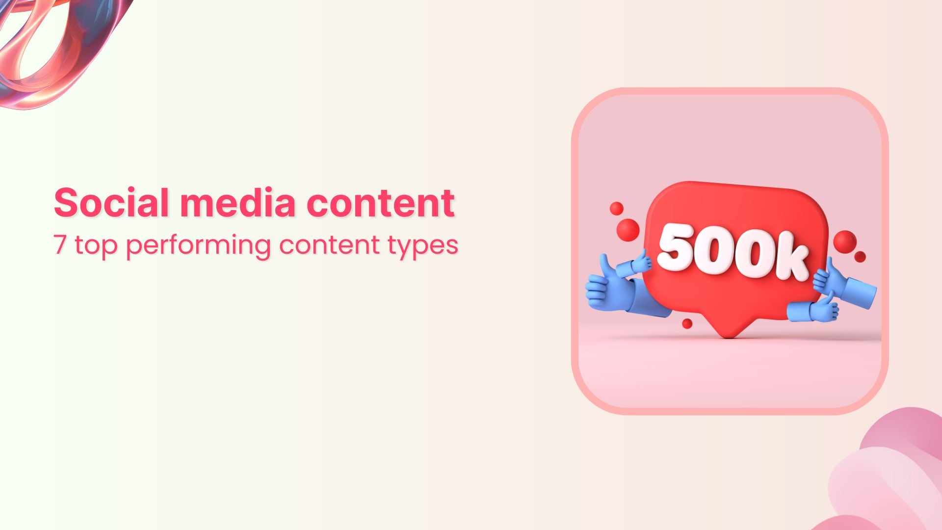 Social media content