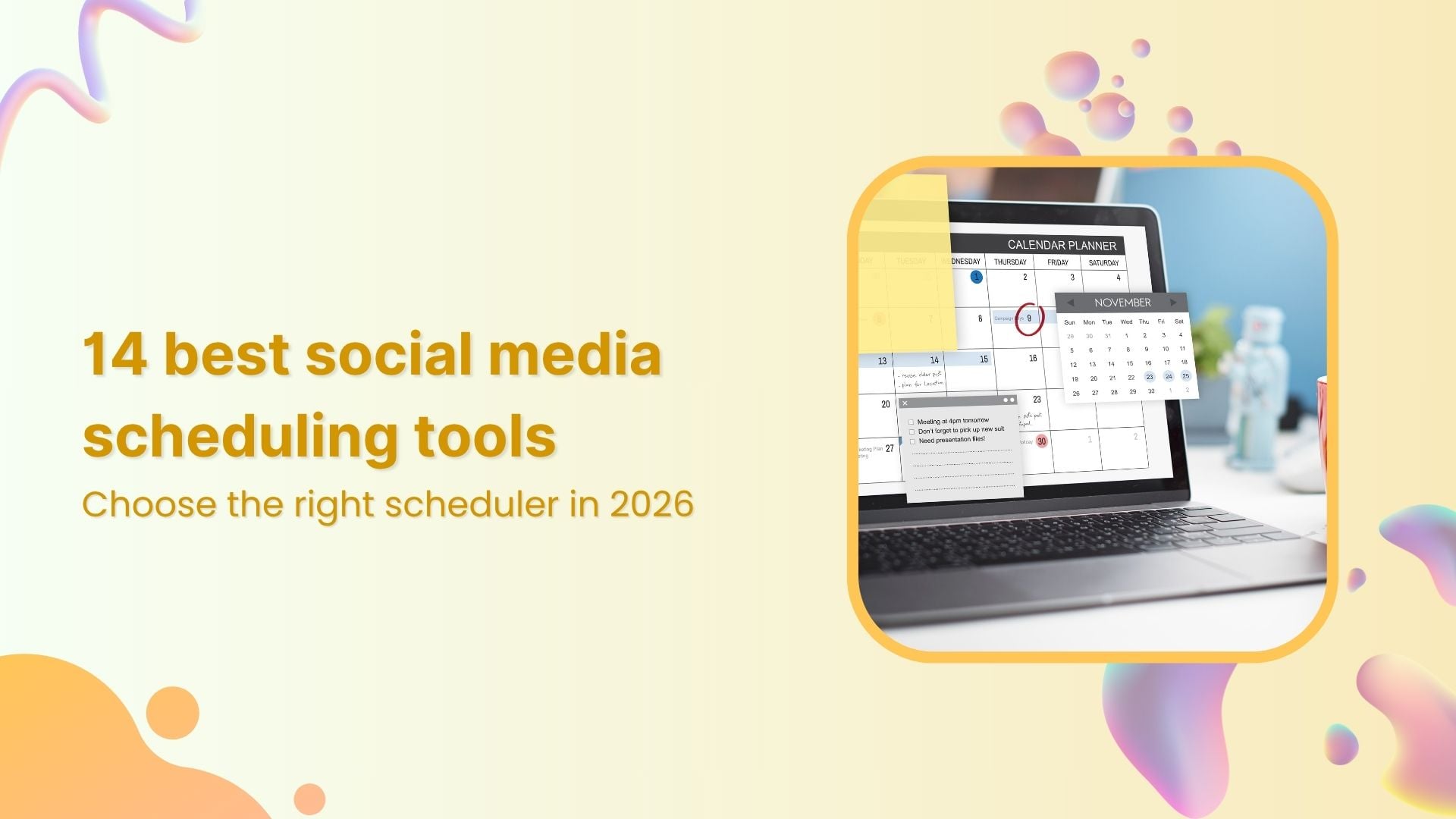 social media scheduling tools feature image