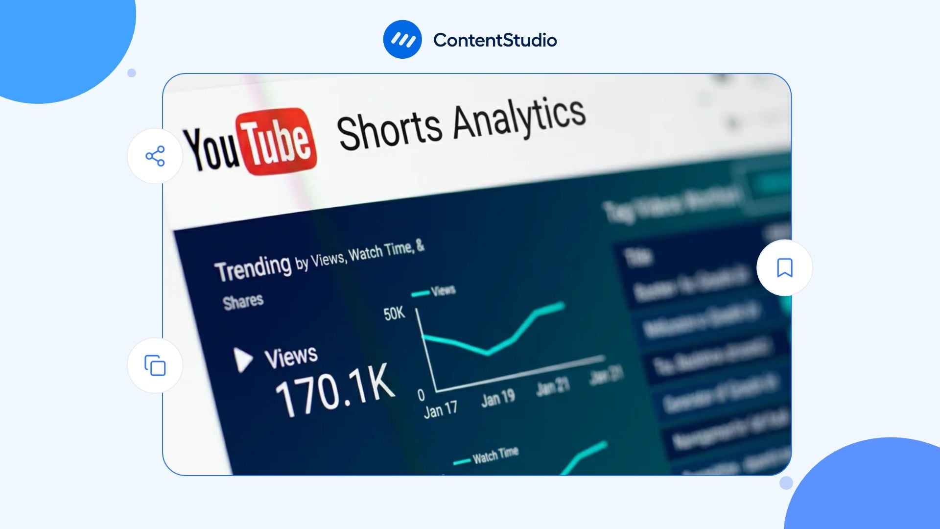 YouTube Shorts analytics