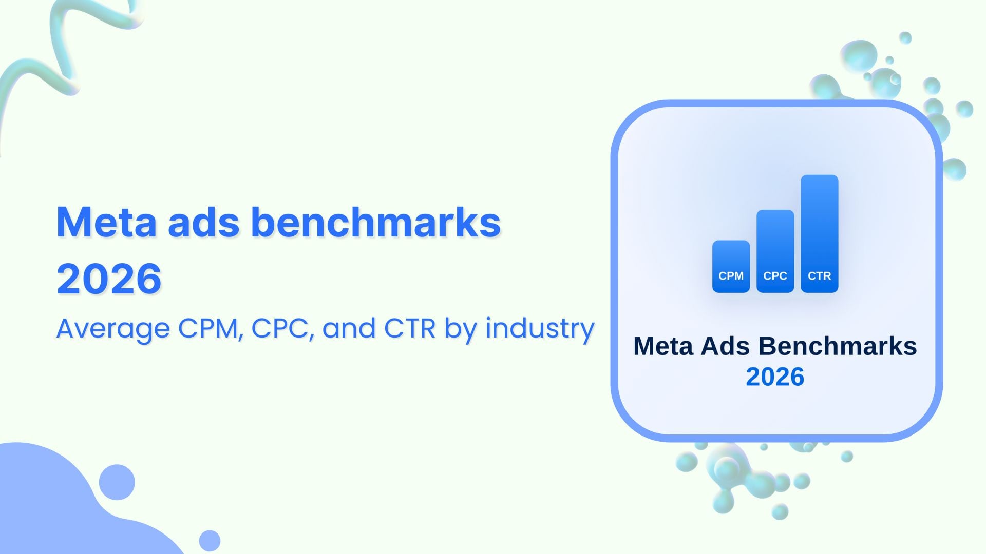 Vaesage Meta Ads benchmarks: Average CPM, CPC, and CTR in 2026