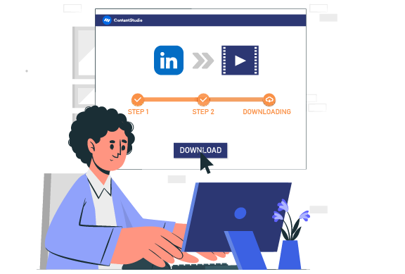 User-friendly interface - LinkedIn Downloader - ContentStudio