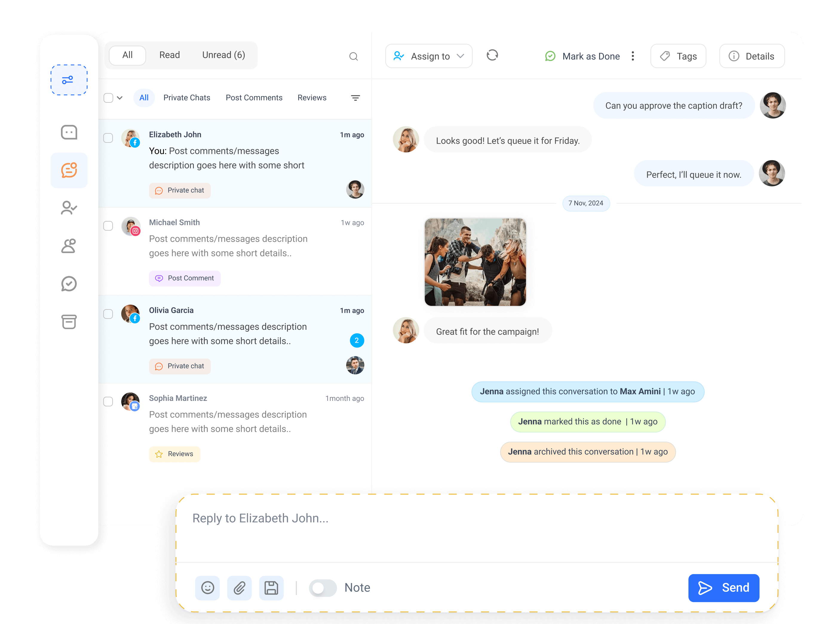 Never miss a Direct Message (DM) or comment again feature