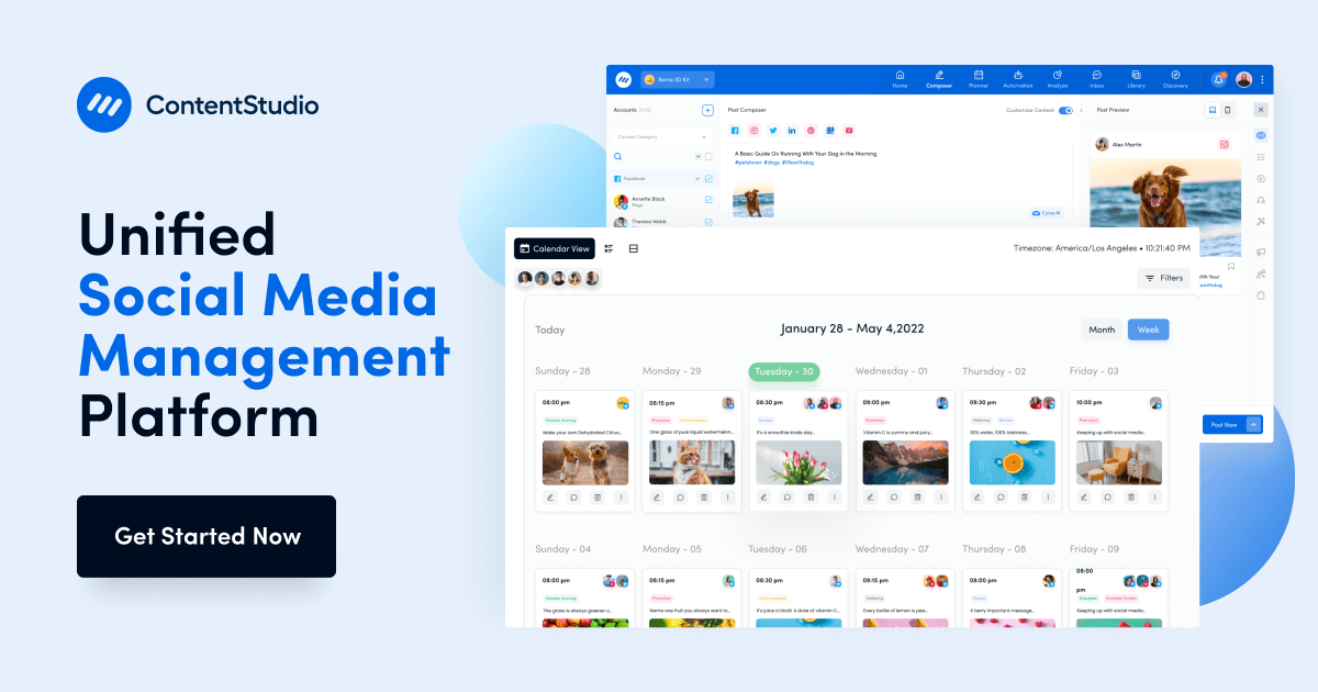 Unified Social Media Management Platform - ContentStudio