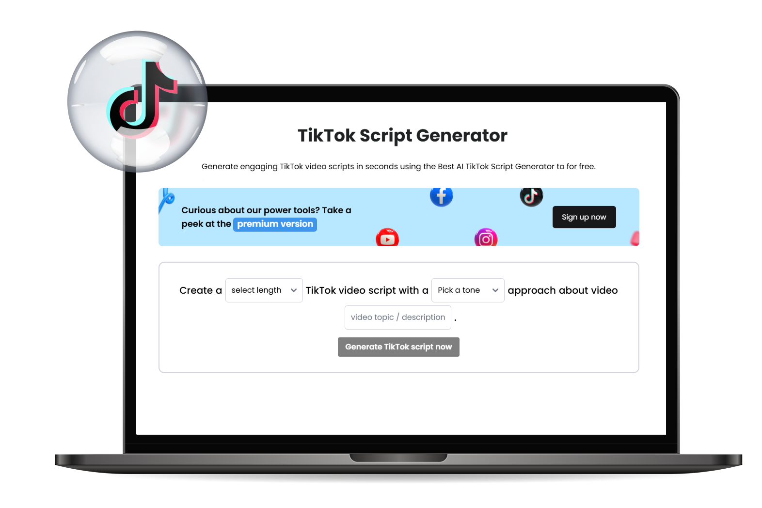  AI TikTok Script Generator