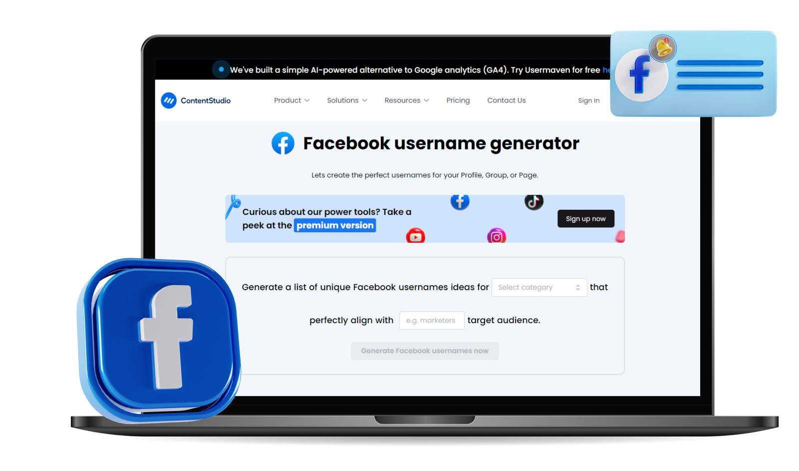 Facebook Username Generator