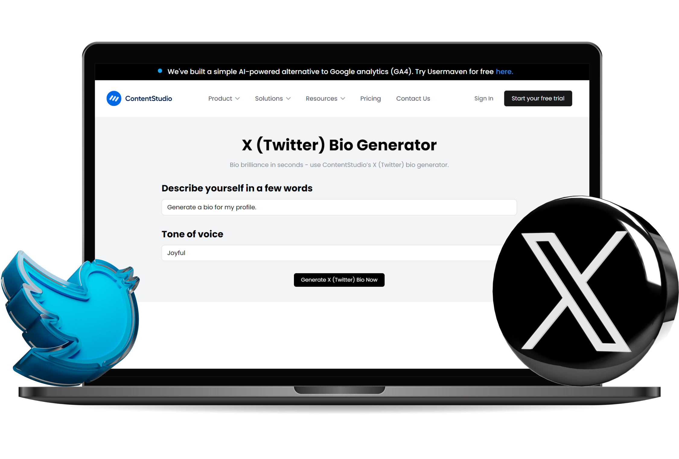 X (Twitter) Bio Generator