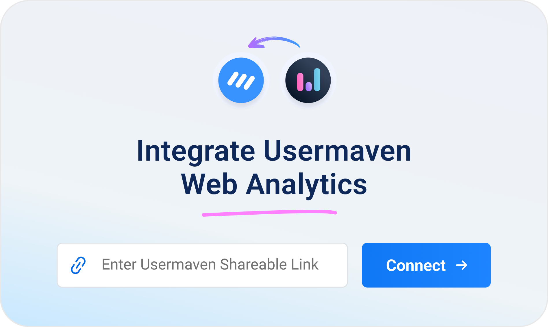 Track website engagement metrics via Usermaven