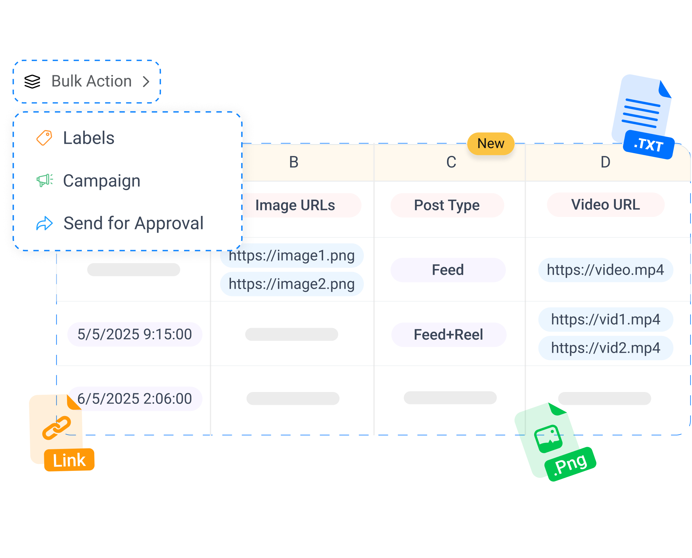 Fine-tune your posts at scale  - social media automation tool
