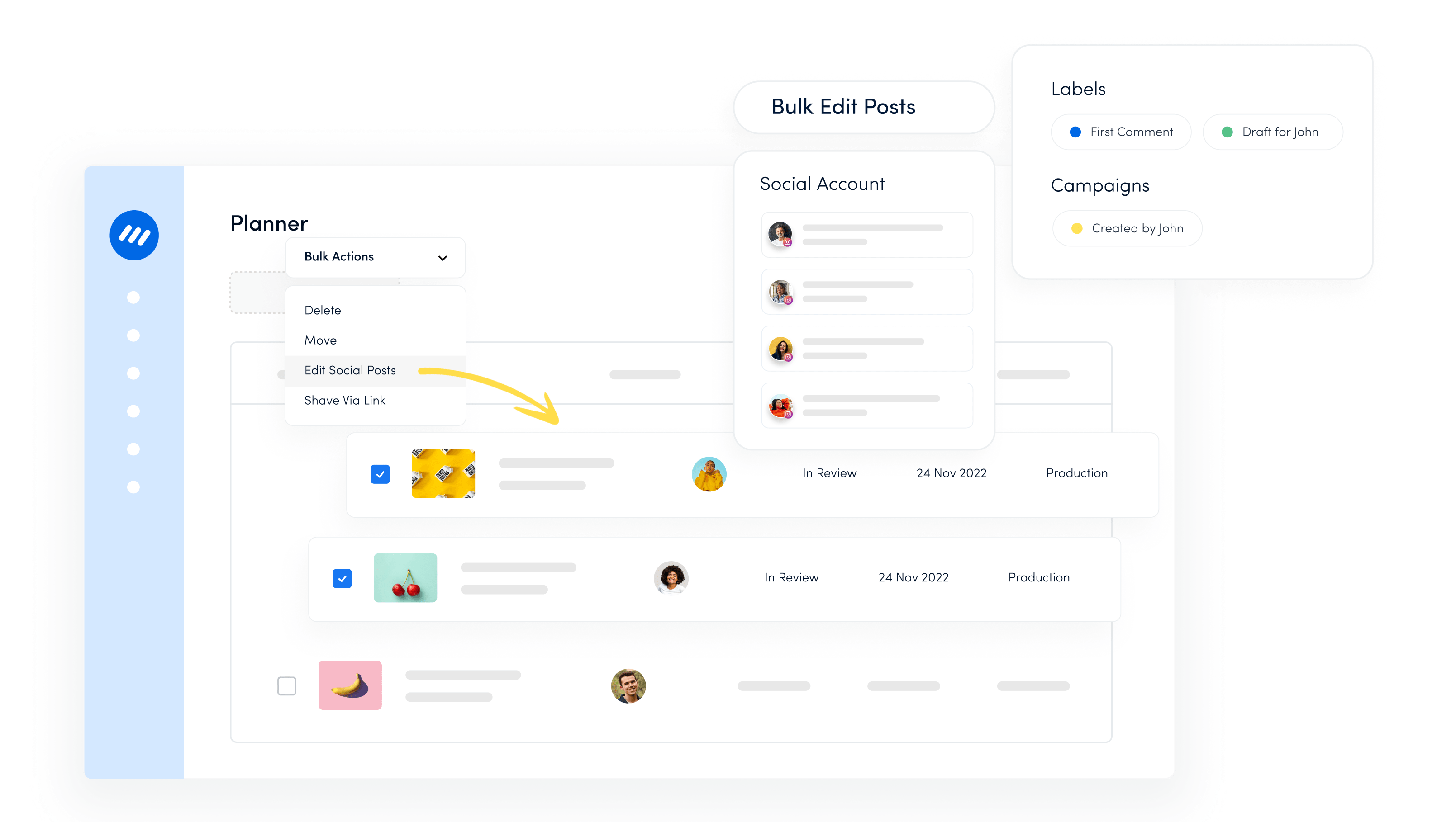 customize posts with bulk scheduling 