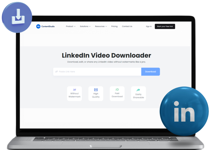 LinkedIn video downloader