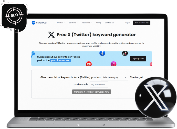 X (Twitter) keyword tool